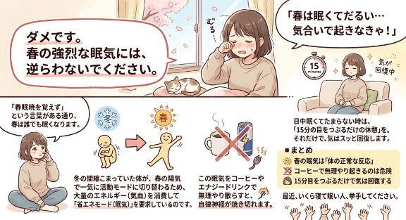 春眠暁を覚えず???